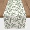 Green Fern Pattern 16" x 72" Cotton Twill Runner